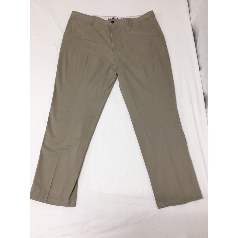 Magellan Outdoors Pants Mens 40x32 Khaki Straight Work Casual